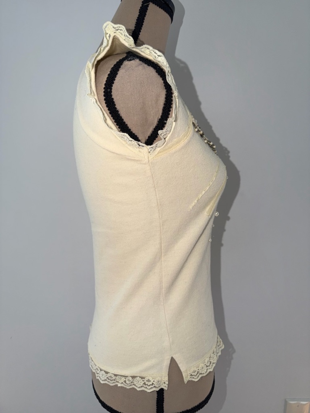 Vintage Free People Beaded Top - Picture 2 of 8